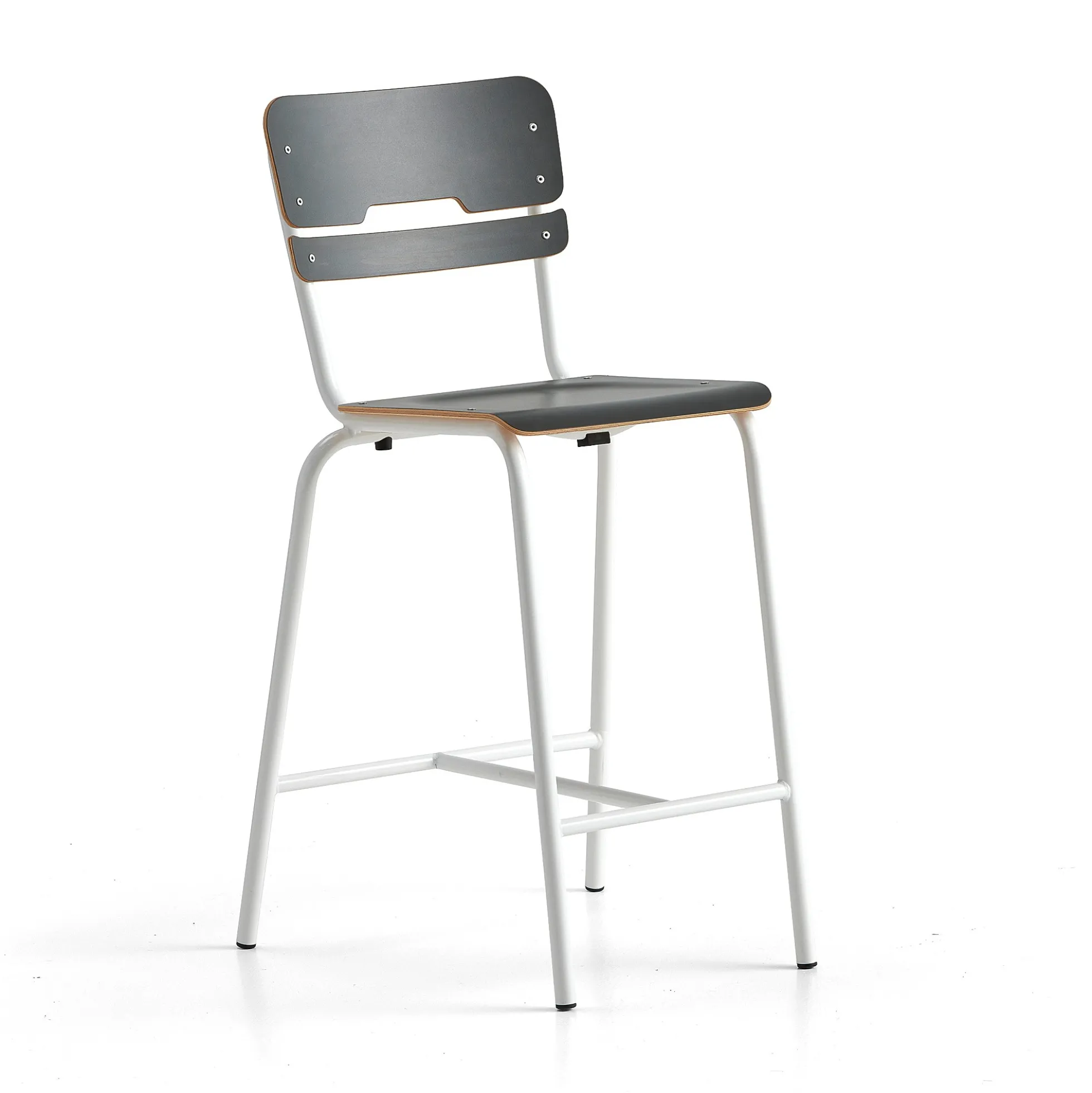 Oppilastuoli SCIENTIA Korkeus: 650 mm, valkoinen/antrasiitinharmaa