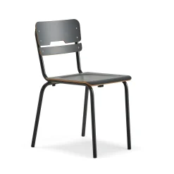 Oppilastuoli SCIENTIA Leveä istuin, korkeus: 460 mm, antrasiitinharmaa/antrasiitinharmaa