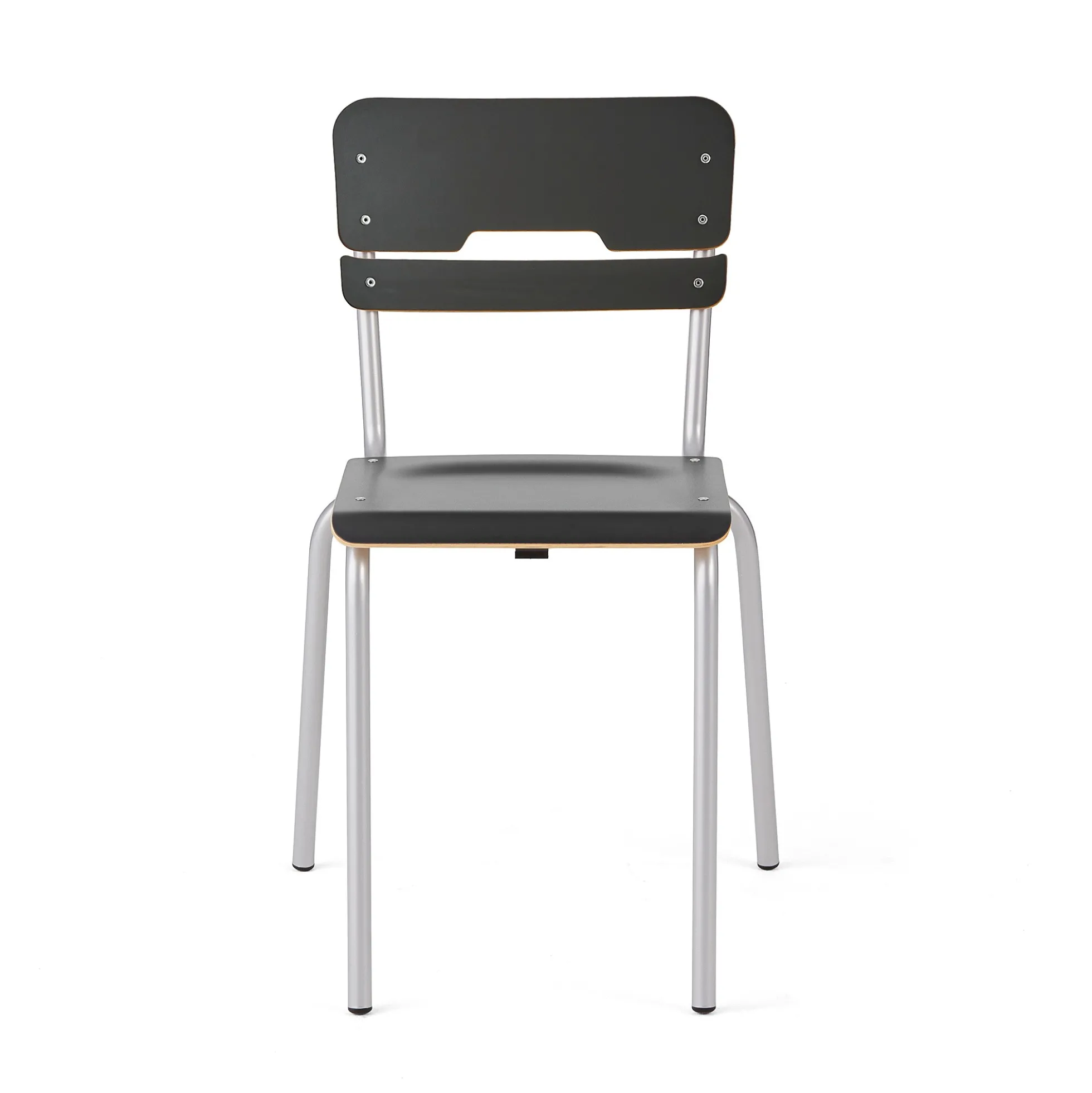 Oppilastuoli SCIENTIA Matala istuin, korkeus: 460 mm, hopeanharmaa/antrasiitinharmaa