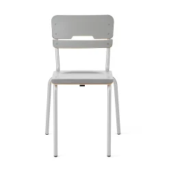 Oppilastuoli SCIENTIA Matala istuin, korkeus: 460 mm, hopeanharmaa/harmaa