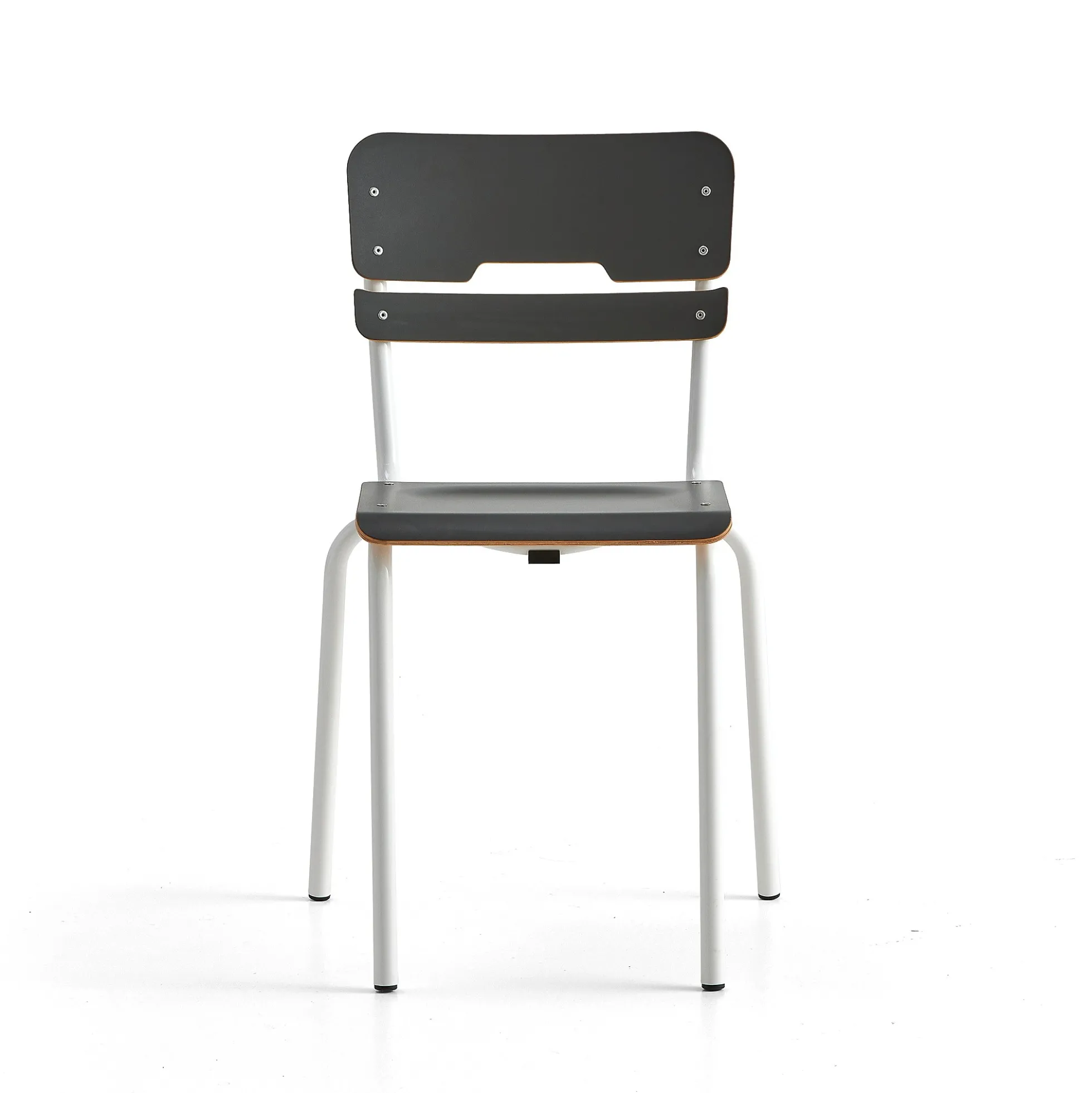 Oppilastuoli SCIENTIA Matala istuin, korkeus: 460 mm, valkoinen/antrasiitinharmaa