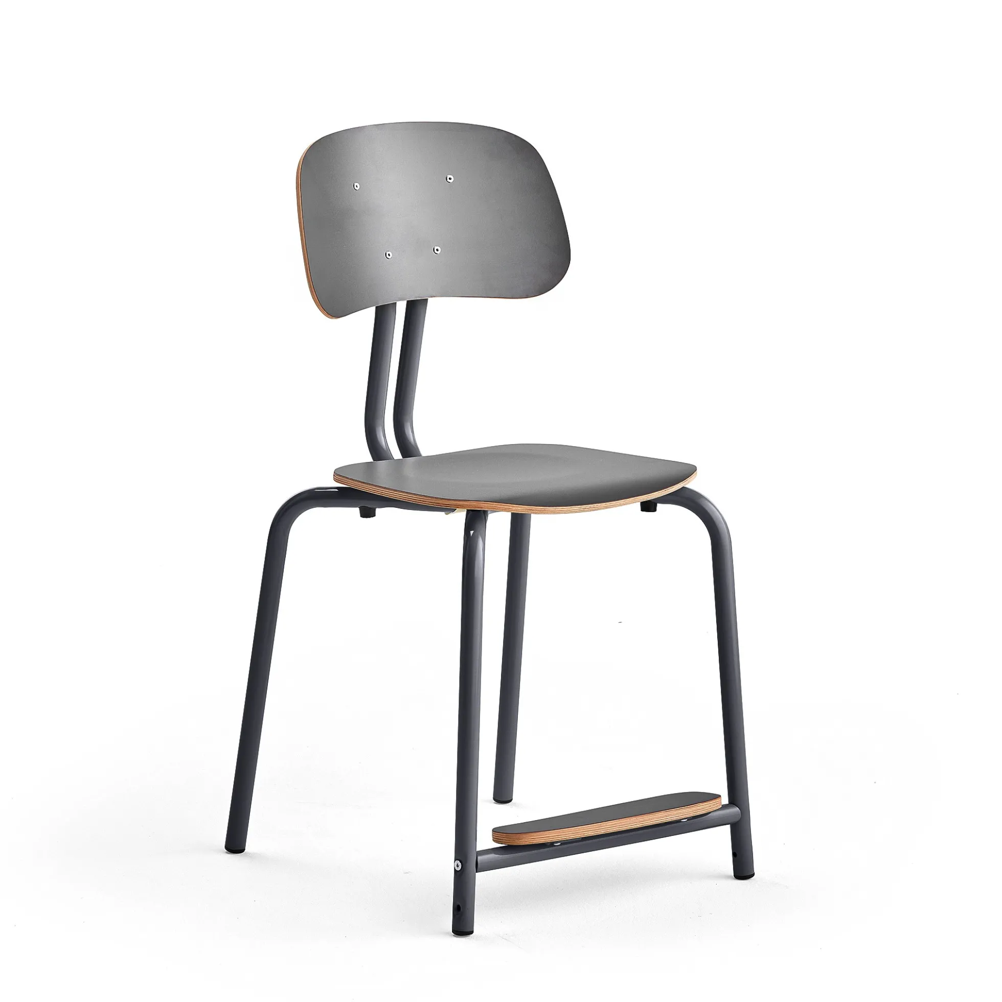 Oppilastuoli YNGVE Jalat, antrasiitinharmaa, antrasiitinharmaa, korkeus: 500 mm