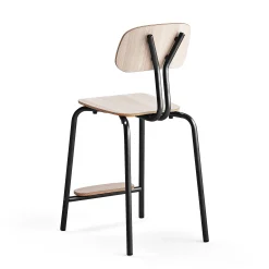 Oppilastuoli YNGVE Jalat, antrasiitinharmaa, saarni, korkeus 610 mm