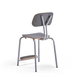 Oppilastuoli YNGVE Jalat, hopeanharmaa, antrasiitinharmaa, korkeus: 500 mm