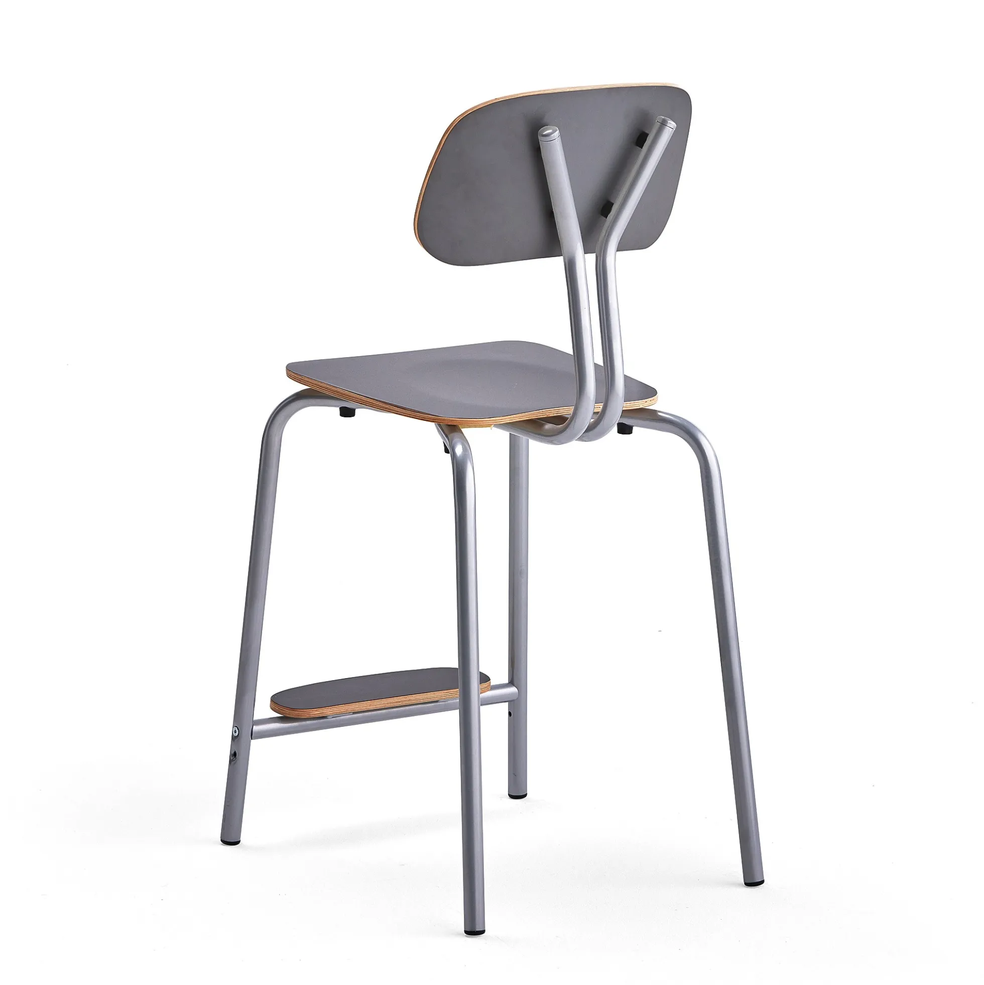 Oppilastuoli YNGVE Jalat, hopeanharmaa, antrasiitinharmaa, korkeus: 610 mm