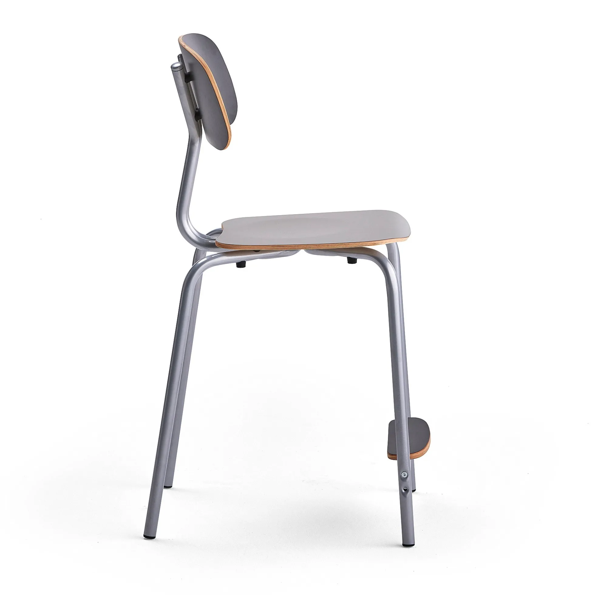 Oppilastuoli YNGVE Jalat, hopeanharmaa, antrasiitinharmaa, korkeus: 610 mm