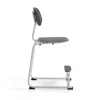Oppilastuoli YNGVE Liukunastat, valkoinen, antrasiitti, korkeus:610 mm