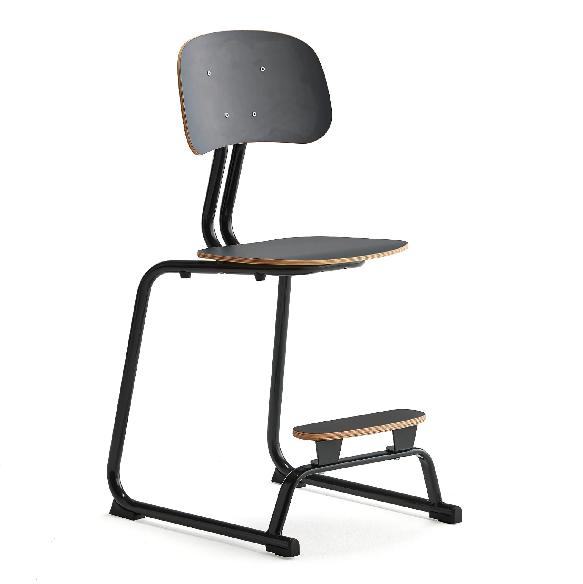 Oppilastuoli YNGVE L-malli, antrasiitinharmaa, antrasiitinharmaa, korkeus: 520 mm