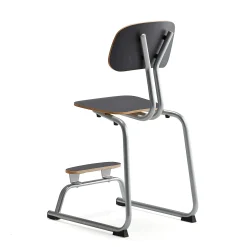 Oppilastuoli YNGVE L-malli, hopeanharmaa, antrasiitinharmaa, korkeus: 520 mm