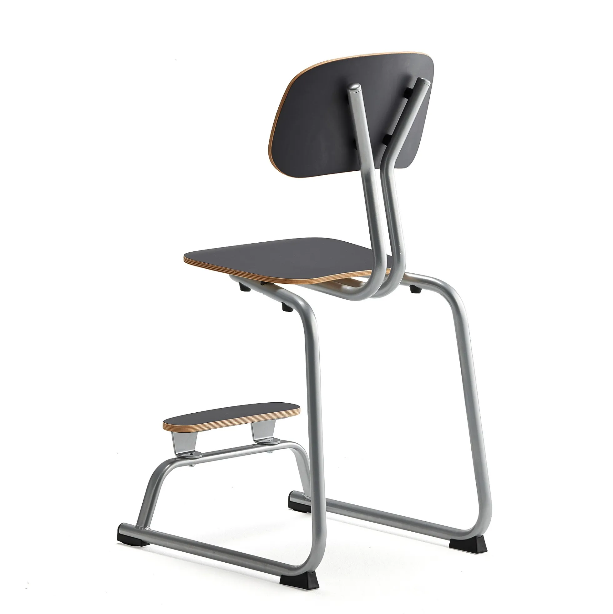 Oppilastuoli YNGVE L-malli, hopeanharmaa, antrasiitinharmaa, korkeus: 520 mm