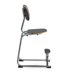 Oppilastuoli YNGVE L-malli, hopeanharmaa, antrasiitinharmaa, korkeus: 520 mm