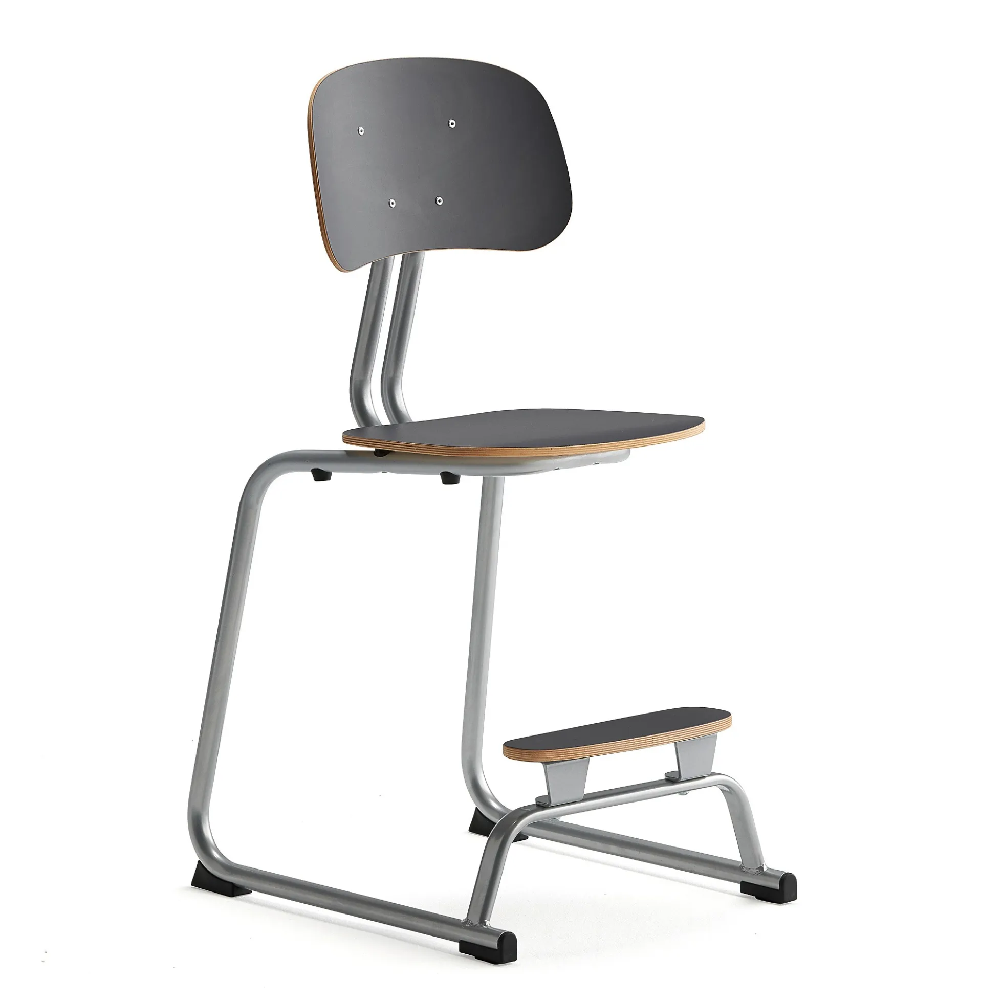 Oppilastuoli YNGVE L-malli, hopeanharmaa, antrasiitinharmaa, korkeus: 520 mm