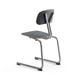 Oppilastuoli YNGVE L-malli, hopeanharmaa, antrasiitinharmaa, korkeus: 460 mm