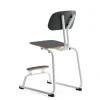 Oppilastuoli YNGVE L-malli, valkoinen, antrasiitinharmaa, korkeus: 520 mm