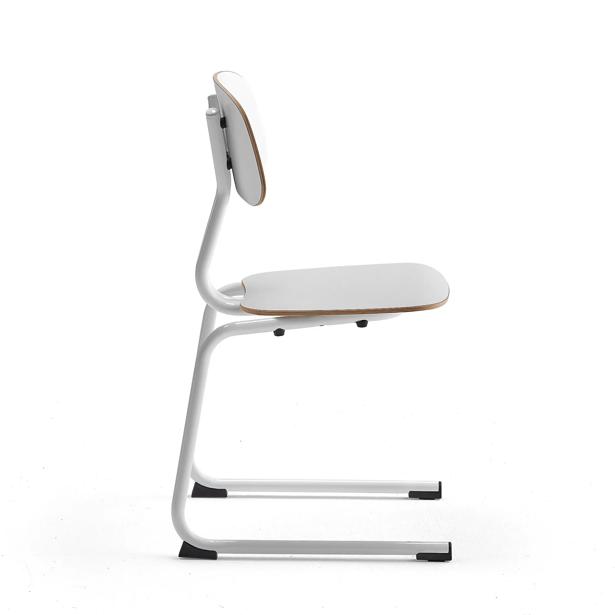 Oppilastuoli YNGVE L-malli, valkoinen, valkoinen, korkeus: 460 mm