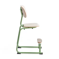 Oppilastuoli YNGVE L-malli, vihreä, saarni, korkeus 520 mm