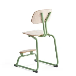 Oppilastuoli YNGVE L-malli, vihreä, saarni, korkeus 520 mm