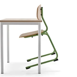 Oppilastuoli YNGVE L-malli, vihreä, saarni, korkeus 460 mm