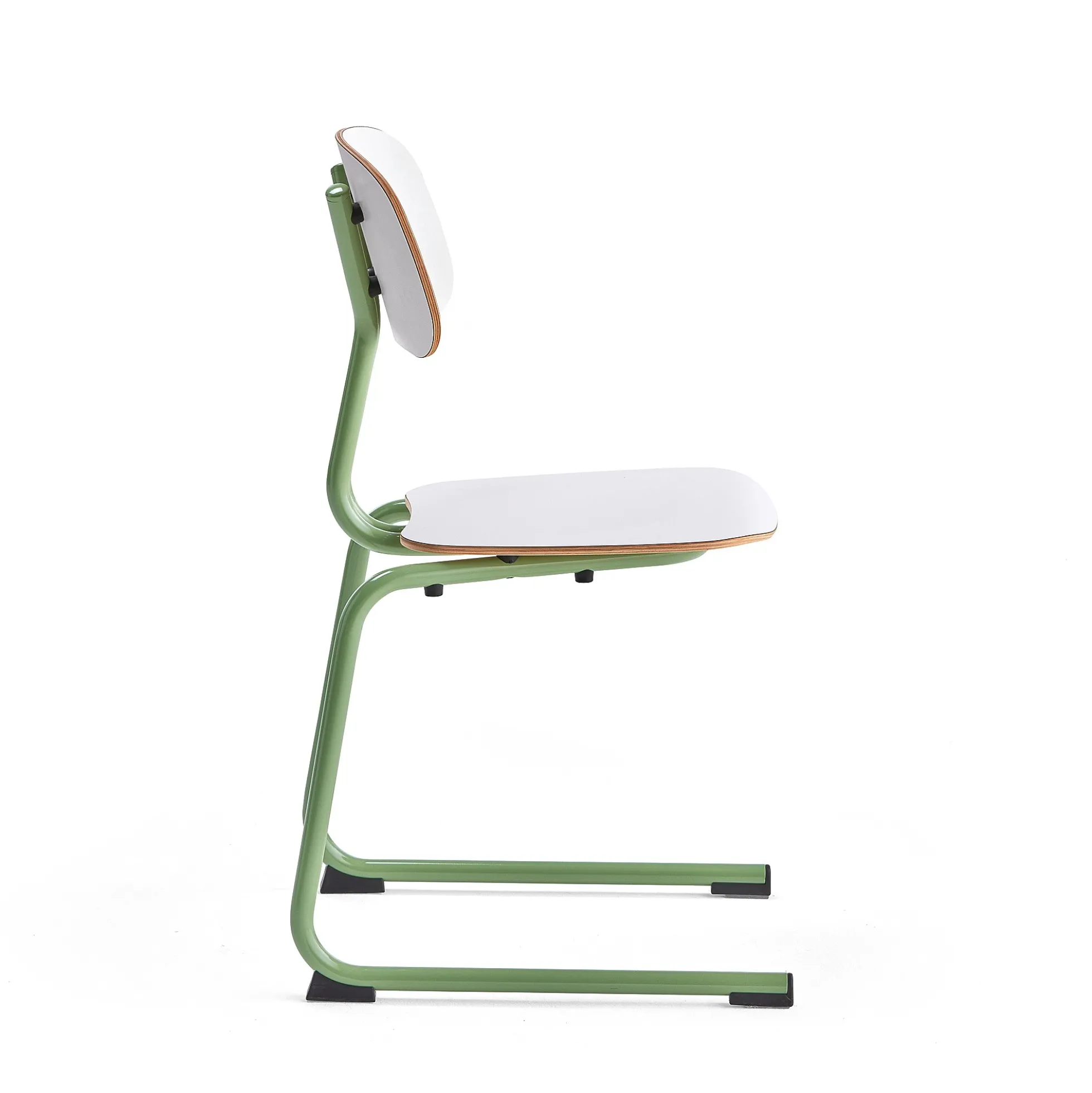 Oppilastuoli YNGVE L-malli, vihreä, valkoinen, korkeus 460 mm