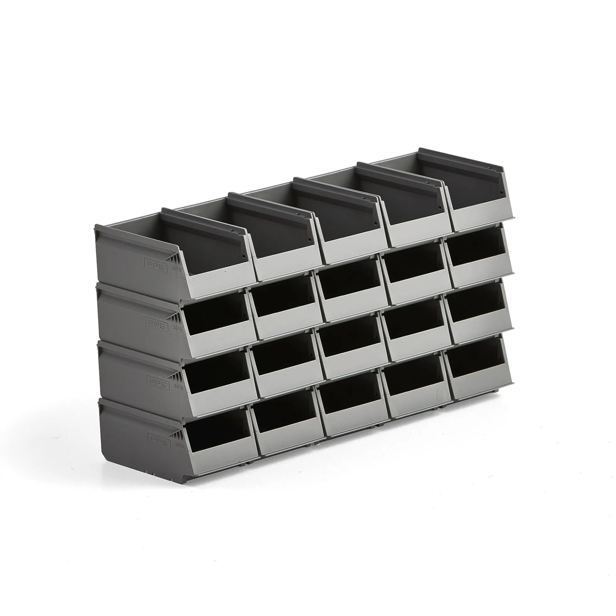 Ottolaatikko AJ 9000 Sarja-75, 170x105x75 mm, 20 kpl, grey