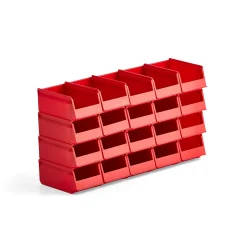 Ottolaatikko AJ 9000 Sarja-75, 170x105x75 mm, 20 kpl, punainen