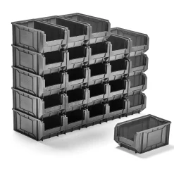 Ottolaatikko APART 345x205x165 mm, 24 kpl, harmaa