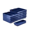 Ottolaatikko DETAIL Laatikkoon mahtuu 7 jakajaa, 500x188x80 mm, sininen, 24-pack