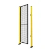 Ovi X-GUARD Yksiosainen, ilman yläputkea, sis. pylväät ja verkkoelementin, 1400x900 mm