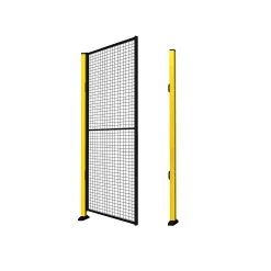 Ovi X-GUARD Yksiosainen, ilman yläputkea, sis. pylväät ja verkkoelementin, 1400x1500 mm