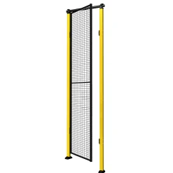 Ovi X-GUARD Yksiosainen, yläputki, sis. pylväät ja verkkoelementin, 2000x1500 mm