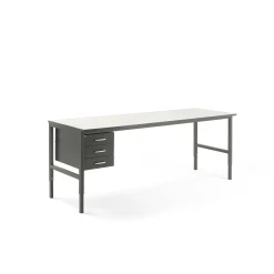 Pakettitarjous CARGO Pakkauspöytä, 2400x750 mm, 3 vetolaatikkoa