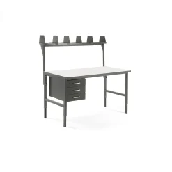 Pakettitarjous CARGO Pakkauspöytä, 1600x750 mm, 3 vetolaatikkoa, ylähylly