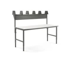 Pakettitarjous CARGO Pakkauspöytä, 2000x750 mm, ylähylly, 1 työkalutaulu