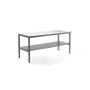 Pakkauspöytä CARGO Alahylly, rullat, 2400x750 mm, valkoinen pöytälevy