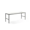 Pakkauspöytä CARGO Rullat, 2400x750 mm, valkoinen, harmaa