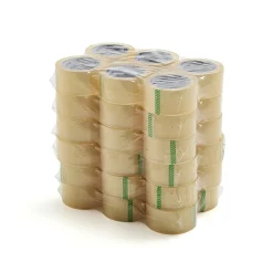 Pakkausteippi 36 kpl, 50mm, pituus 66 m, läpinäkyvä