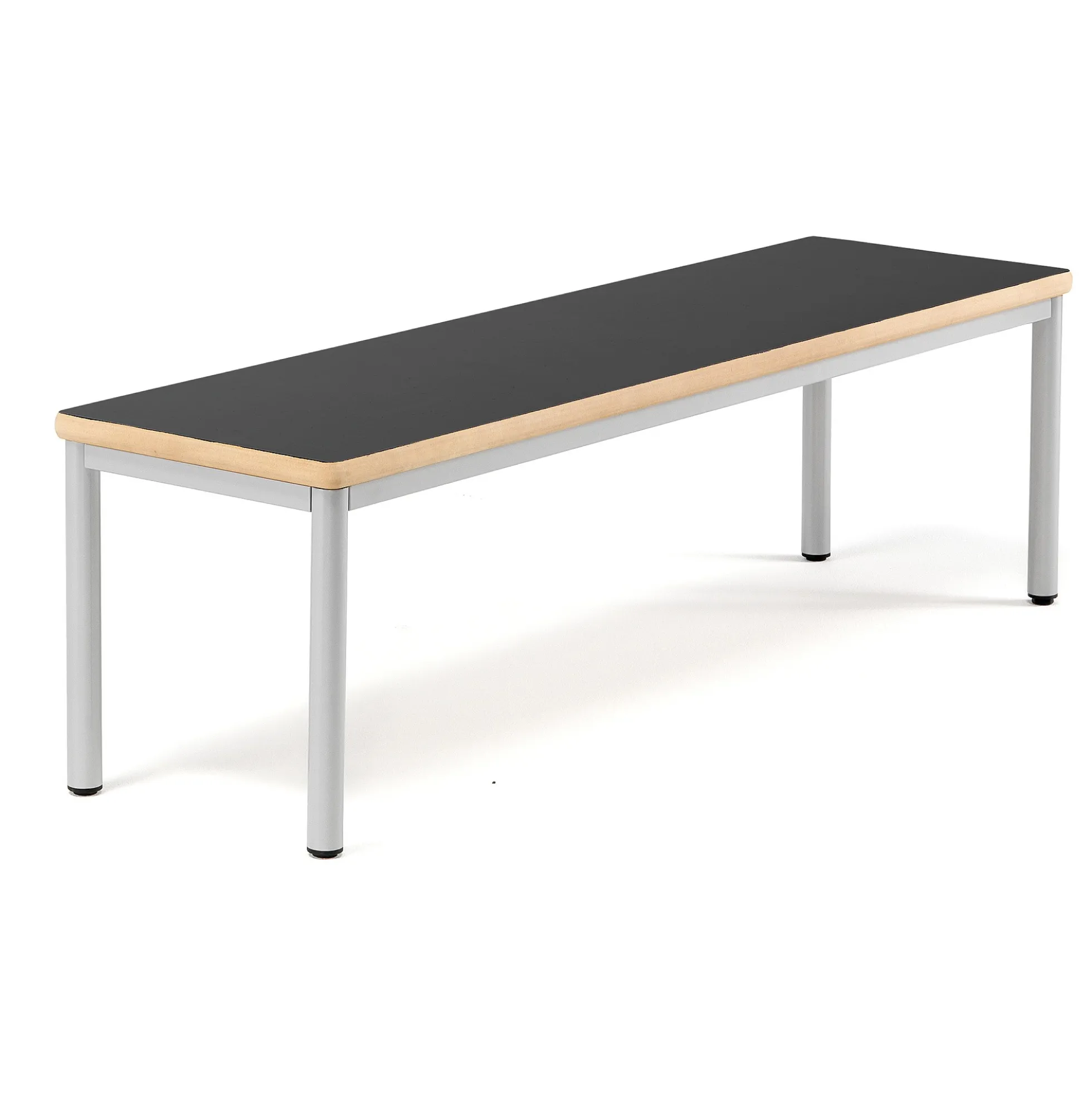 Penkki BURÅS 1510x420 mm, musta, hopeanharmaa