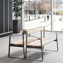 Penkki CHAT 1400 mm, antrasiitinharmaa, tammi