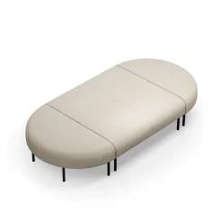 Penkki VARIETY 8-istuttava, kangas Pod CS, hiekkakivi