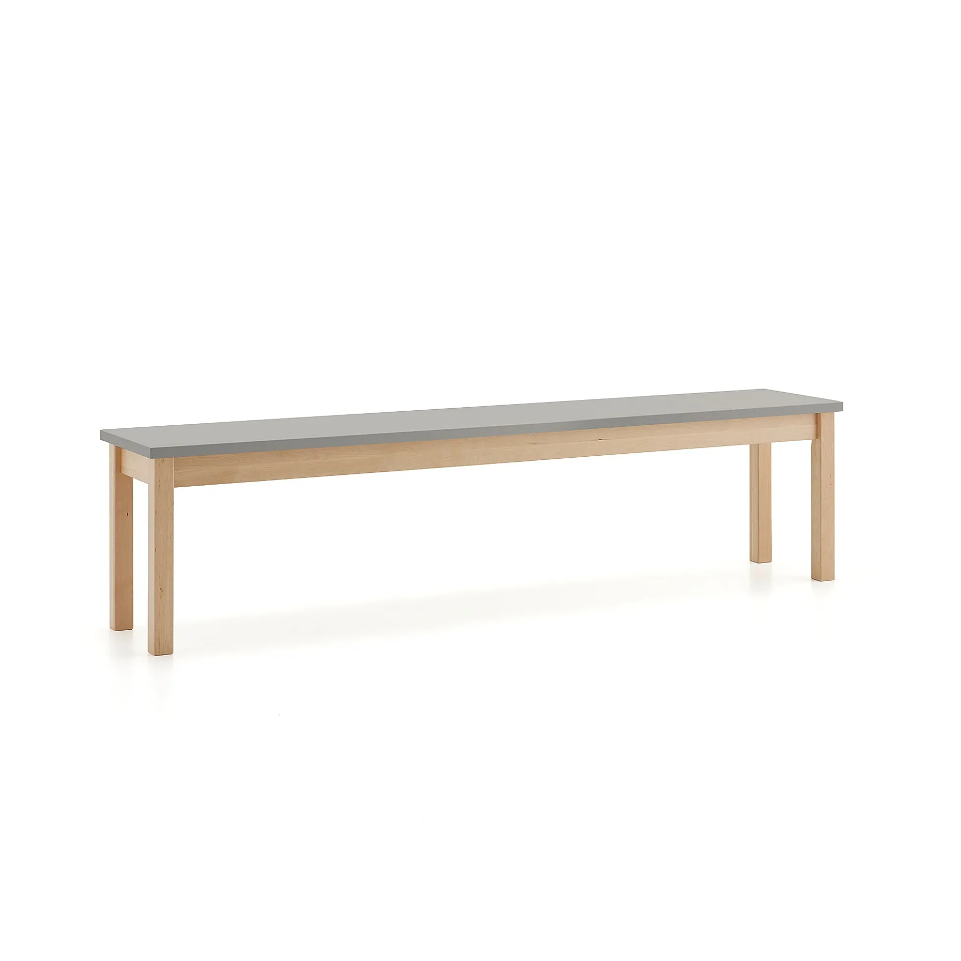 Penkki ZET 1800x360 mm, harmaa