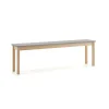 Penkki ZET 1800x440 mm, harmaa