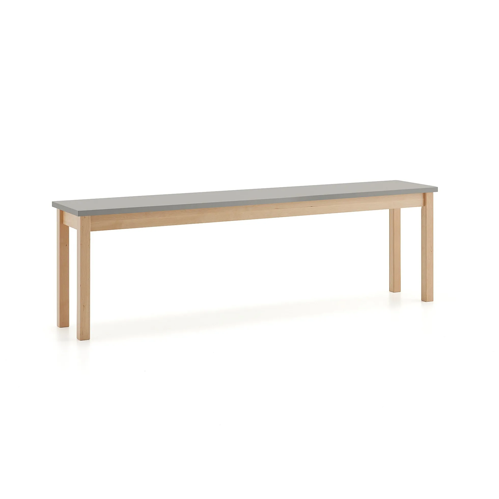 Penkki ZET 1800x440 mm, harmaa