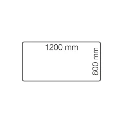 Pieni sähköpöytä NOVUS 1200x600 mm, musta jalusta, valkoinen työtaso