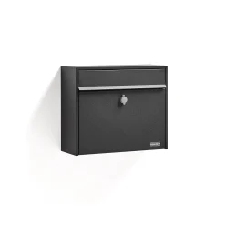 Postilaatikko GAZETTE 320x380x140 mm, musta