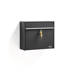 Postilaatikko GAZETTE 320x380x140 mm, musta