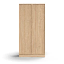 Postinlajittelukaappi QBUS 8 lokeroa, sokkeli, 1636x800x420 mm, tammi