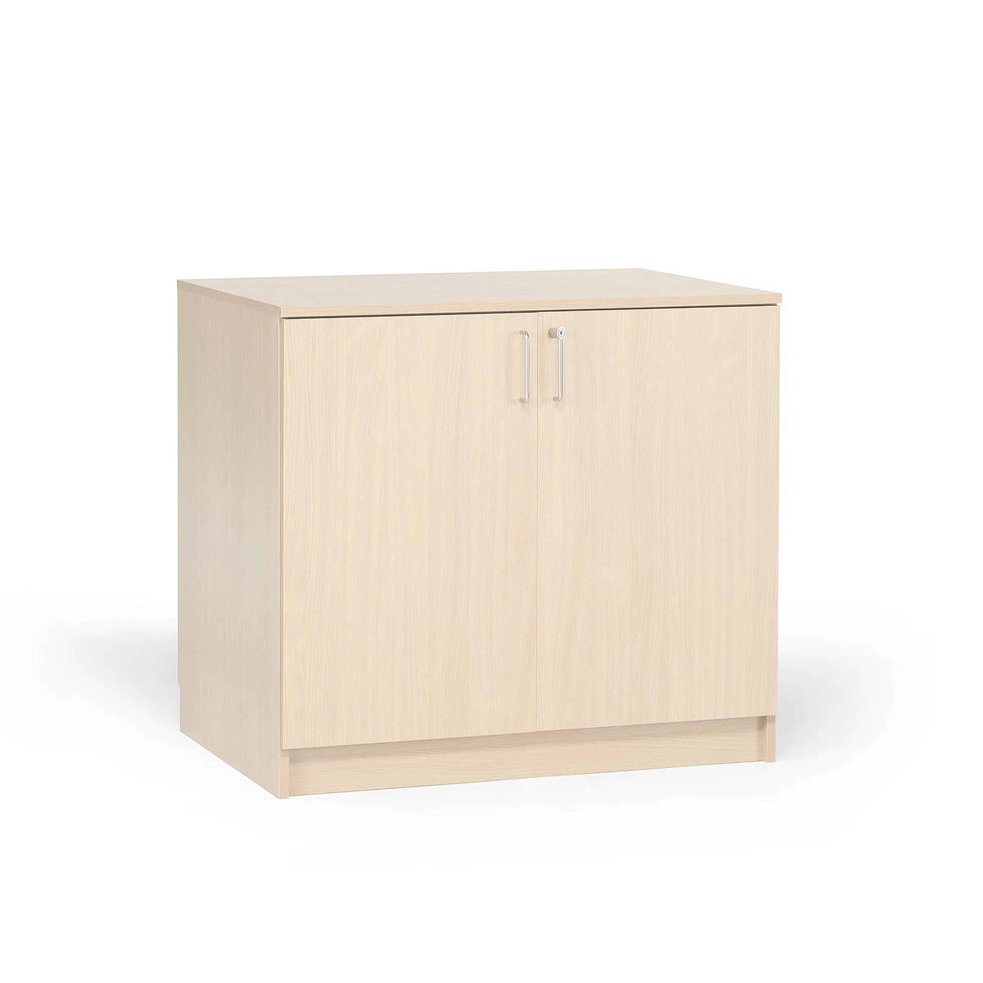 Puinen säilytyskaappi THEO 900x1000x470 mm, lukittava, koivu
