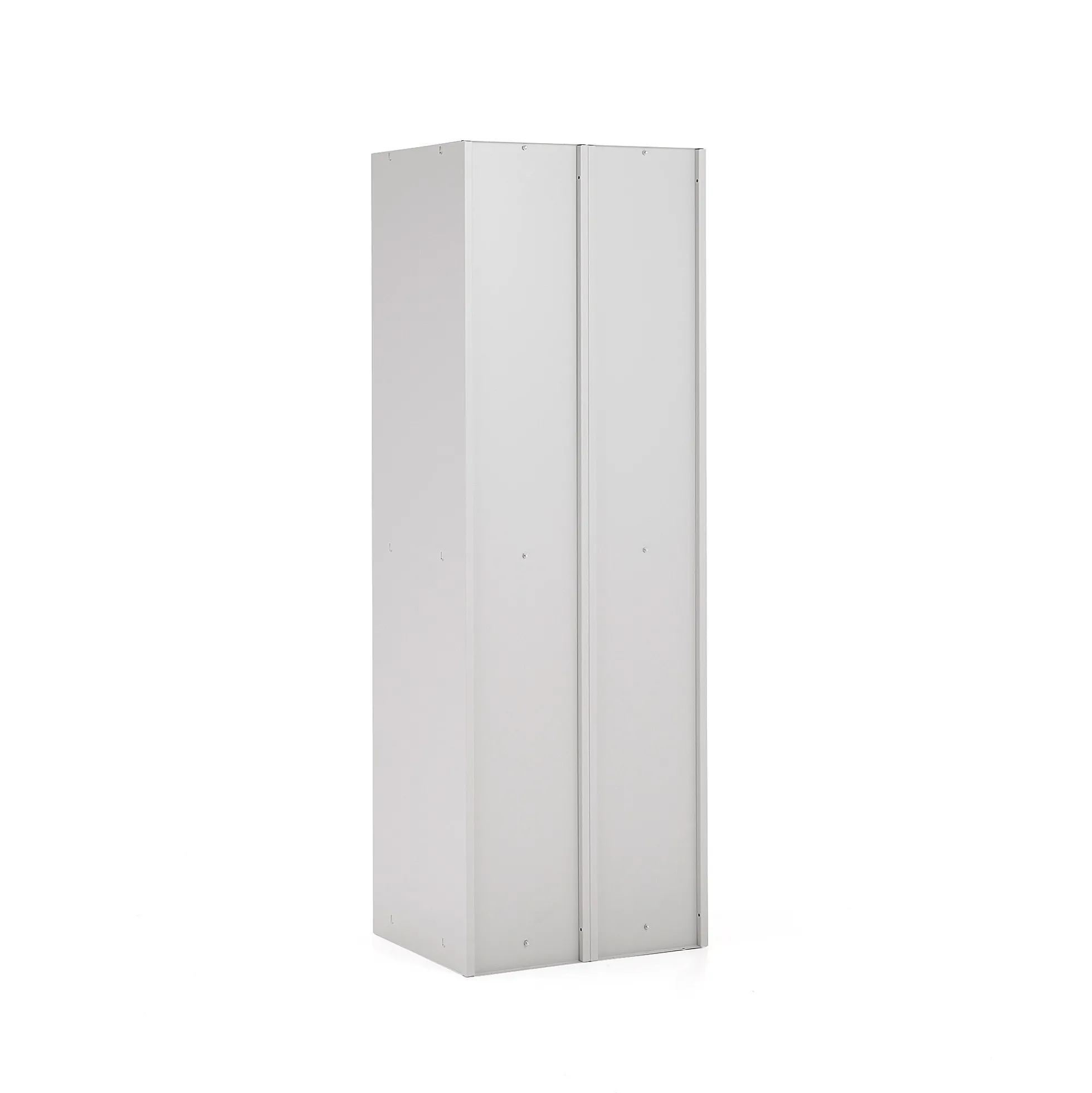Pukukaappi CLICK 4 ovea, 2 osaa, 1800x600x500 mm, harmaa runko, tummanharmaa ovi