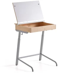 Pulpetti AXIOM Korkeapainelaminaatti, hopeanharmaa/koivu