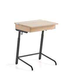 Pulpetti AXIOM Ääntä vaimentava linoleumi, antrasiitinharmaa/beige